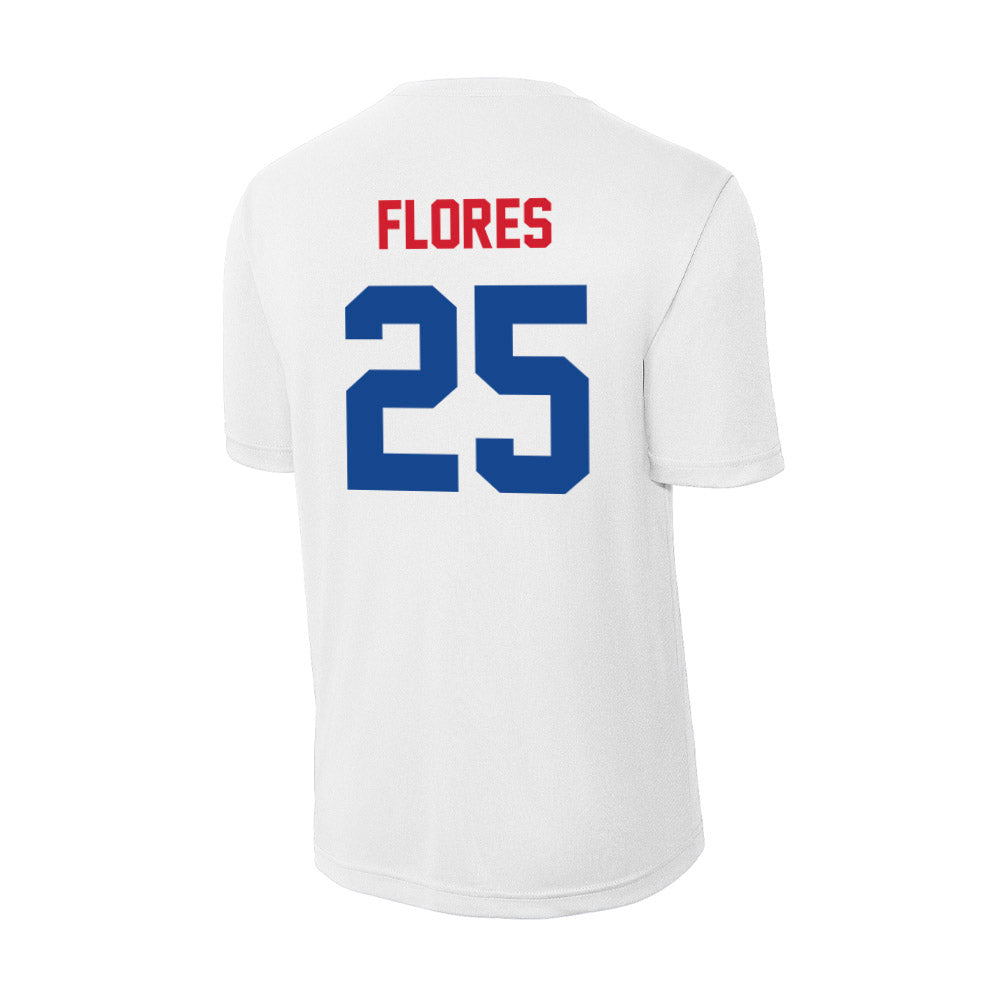 SMU - NCAA Men's Soccer : Luis Flores - Activewear T-Shirt-1