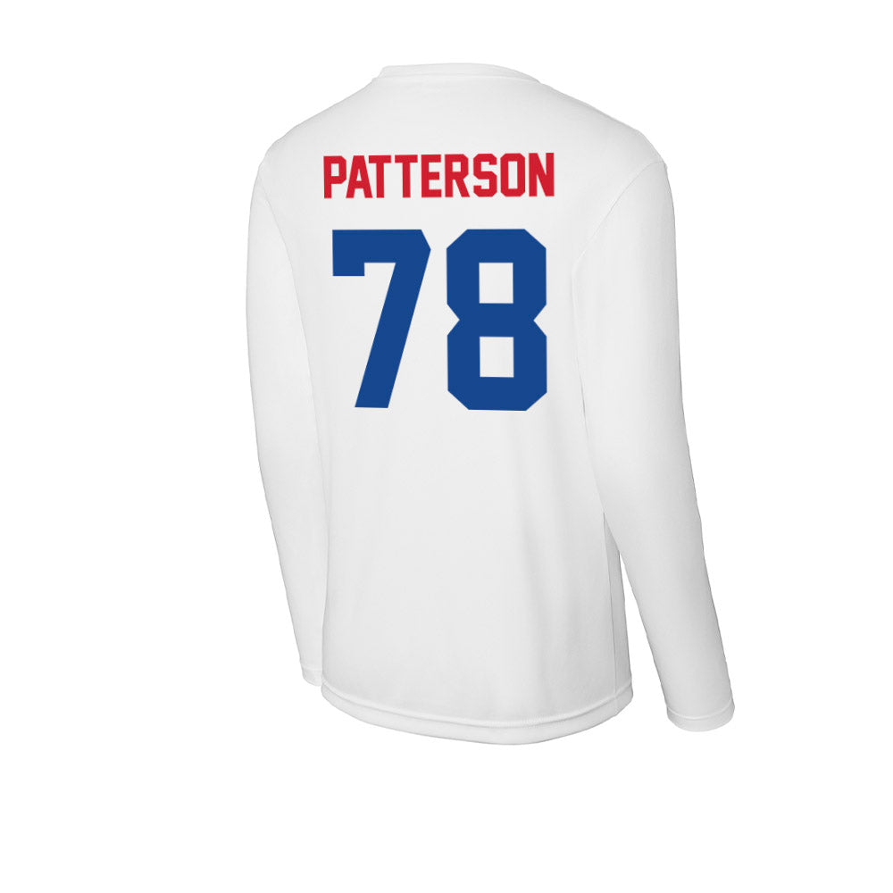 SMU - NCAA Football : Paris Patterson - Activewear Long Sleeve T-Shirt-1