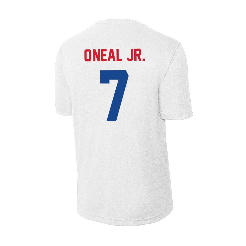 SMU - NCAA Men's Basketball : Jermaine O'Neal Jr. - Activewear T-Shirt-1