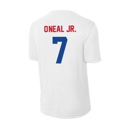 SMU - NCAA Men's Basketball : Jermaine O'Neal Jr. - Activewear T-Shirt-1