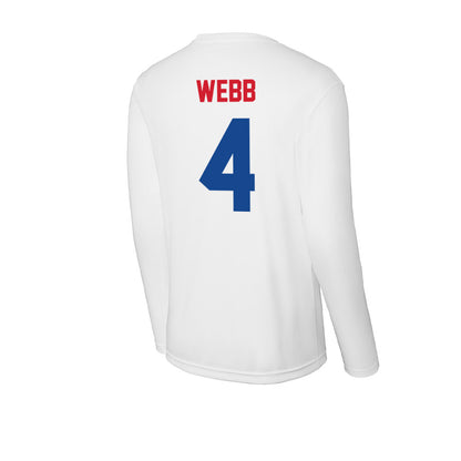SMU - NCAA Football : Terry Webb - Activewear Long Sleeve T-Shirt-1