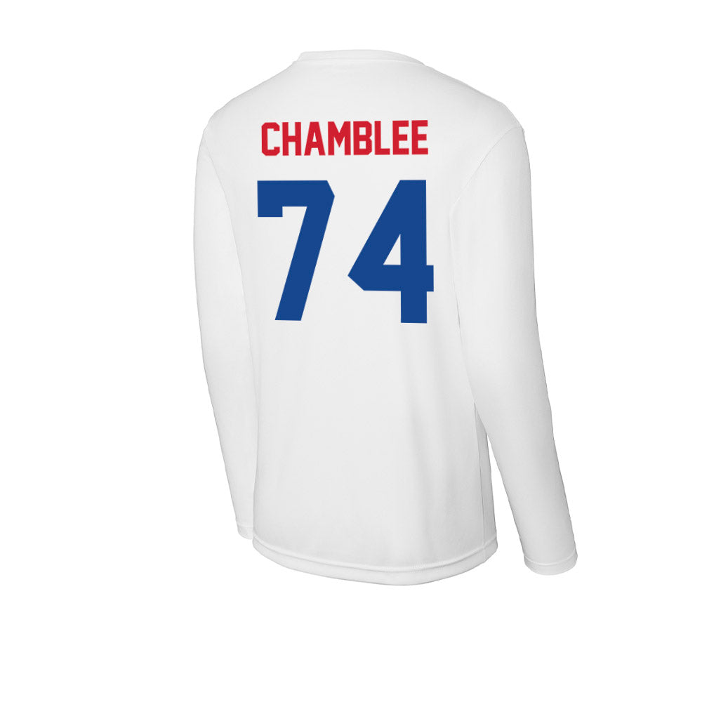 SMU - NCAA Football : Andrew Chamblee - Activewear Long Sleeve T-Shirt-1