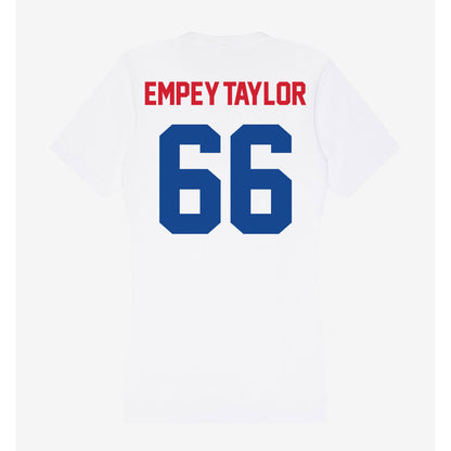 SMU - NCAA Women's Soccer : Haven Empey-Taylor - Women's V-Neck T-Shirt-1