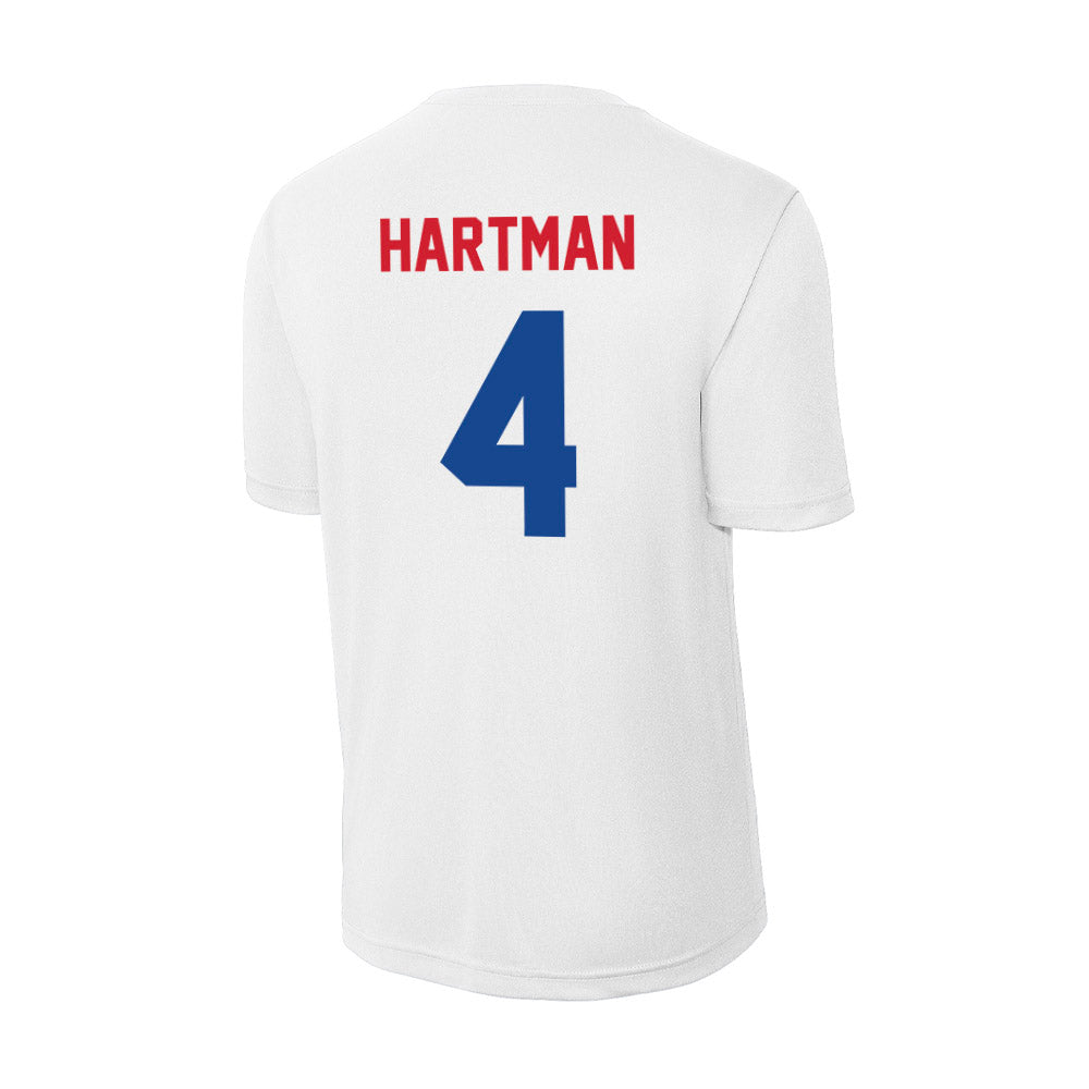 SMU - NCAA Women's Soccer : Hali Hartman - Activewear T-Shirt-1