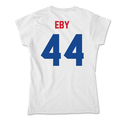 SMU - NCAA Football : Stone Eby - Soft Style Women’s T-Shirt-1