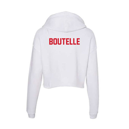 SMU - NCAA Equestrian : Shaelyn Boutelle - Women's Crop Fleece Hoodie-1