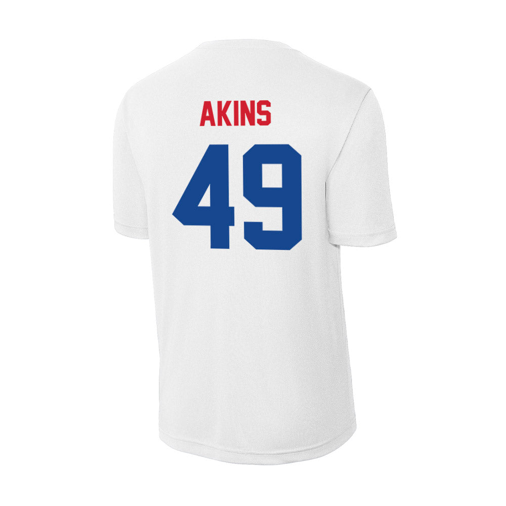 SMU - NCAA Football : nolan Akins - Activewear T-Shirt-1