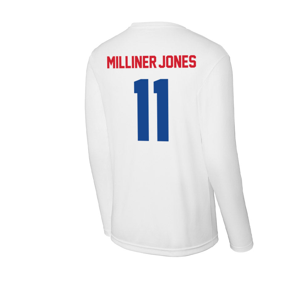 SMU - NCAA Football : Jaden Milliner-Jones - Activewear Long Sleeve T-Shirt-1