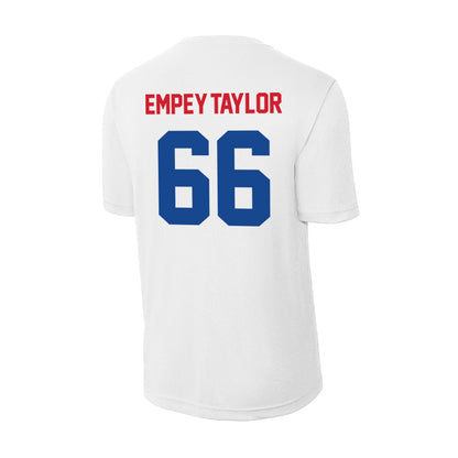 SMU - NCAA Women's Soccer : Haven Empey-Taylor - Activewear T-Shirt-1