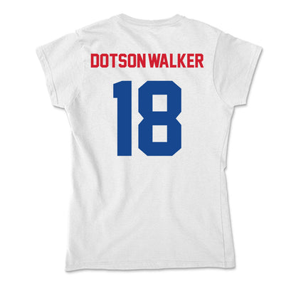 SMU - NCAA Football : Ka'Davion Dotson-Walker - Soft Style Women’s T-Shirt-1