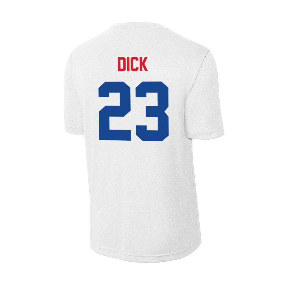 SMU - NCAA Men's Soccer : Matthias Dick - Activewear T-Shirt-1