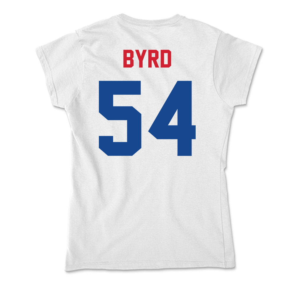 SMU - NCAA Football : Savion Byrd - Soft Style Women’s T-Shirt-1