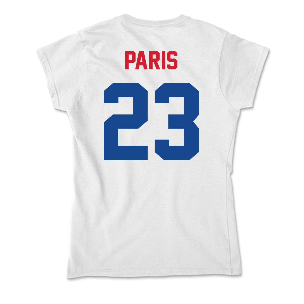 SMU - NCAA Women's Basketball : Paulina Paris - Soft Style Women’s T-Shirt-1