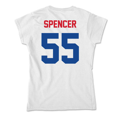SMU - NCAA Football : Woo Spencer - Soft Style Women’s T-Shirt-1