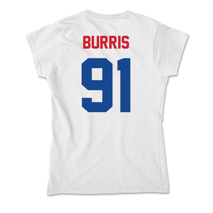 SMU - NCAA Football : Blake Burris - Soft Style Women’s T-Shirt-1