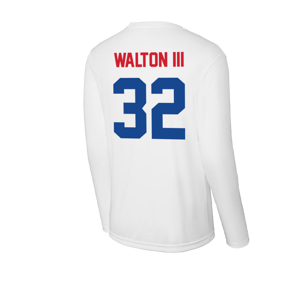 SMU - NCAA Football : Billy Walton III - Activewear Long Sleeve T-Shirt-1