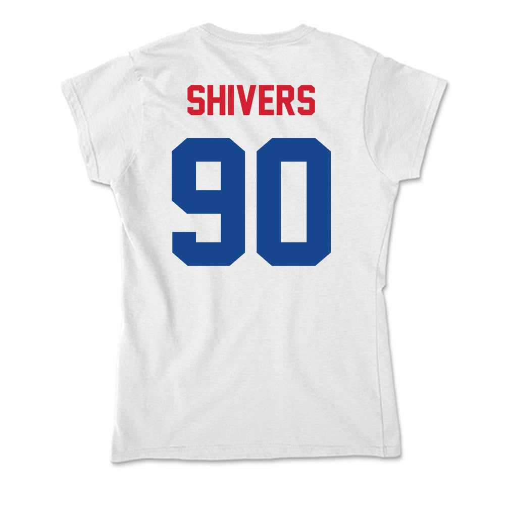 SMU - NCAA Football : Jalen Shivers - Soft Style Women’s T-Shirt-1