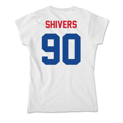SMU - NCAA Football : Jalen Shivers - Soft Style Women’s T-Shirt-1
