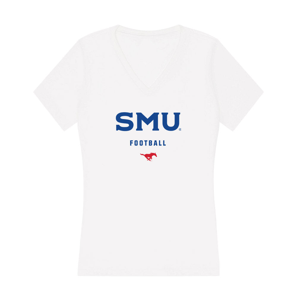 SMU - NCAA Football : Paris Patterson - Women's V-Neck T-Shirt-0