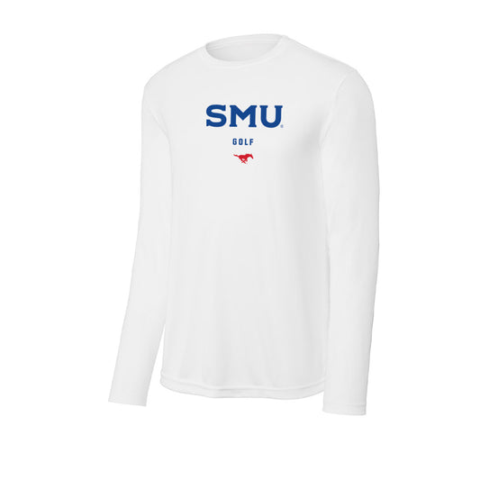 SMU - NCAA Men's Golf : Trip Carter - Activewear Long Sleeve T-Shirt-0