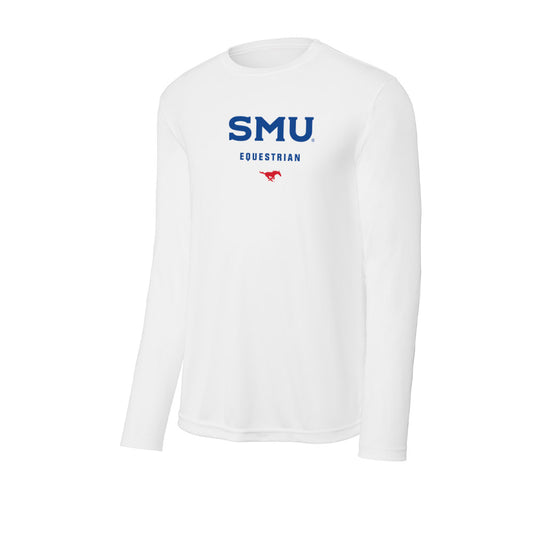 SMU - NCAA Equestrian : Emma Jolly - Activewear Long Sleeve T-Shirt-0