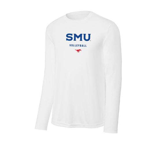 SMU - NCAA Women's Volleyball : Hannah Beauford - Activewear Long Sleeve T-Shirt-0