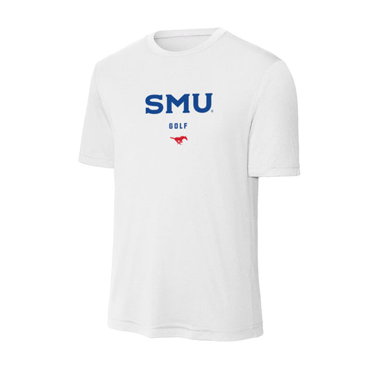 SMU - NCAA Men's Golf : Justin Thompson - Activewear T-Shirt-0