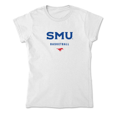 SMU - NCAA Men's Basketball : Niccolo Kalischer-Stork - Soft Style Women’s T-Shirt-0