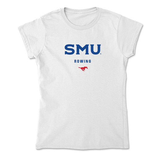 SMU - NCAA Women's Rowing : Lauren Bilafer - Soft Style Women’s T-Shirt-0