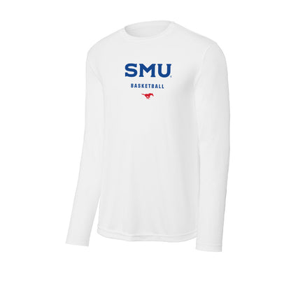 SMU - NCAA Women's Basketball : Sahnya Jah - Activewear Long Sleeve T-Shirt-0
