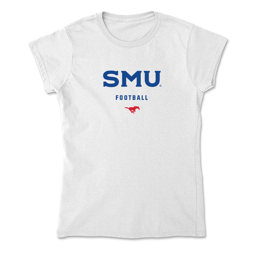 SMU - NCAA Football : Zakye Barker - Soft Style Women’s T-Shirt-0