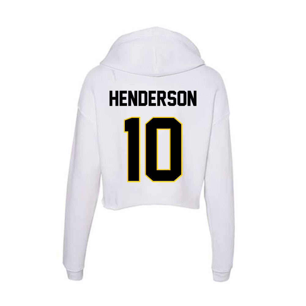 Centre College - NCAA Men's Lacrosse : Jackson Henderson - Women's Crop Fleece Hoodie-1