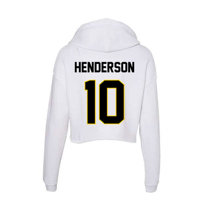 Centre College - NCAA Men's Lacrosse : Jackson Henderson - Women's Crop Fleece Hoodie-1