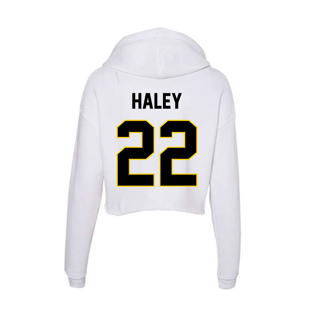 Centre College - NCAA Women's Lacrosse : Mary Haley - Women's Crop Fleece Hoodie-1