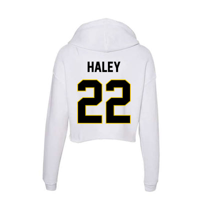 Centre College - NCAA Women's Lacrosse : Mary Haley - Women's Crop Fleece Hoodie-1