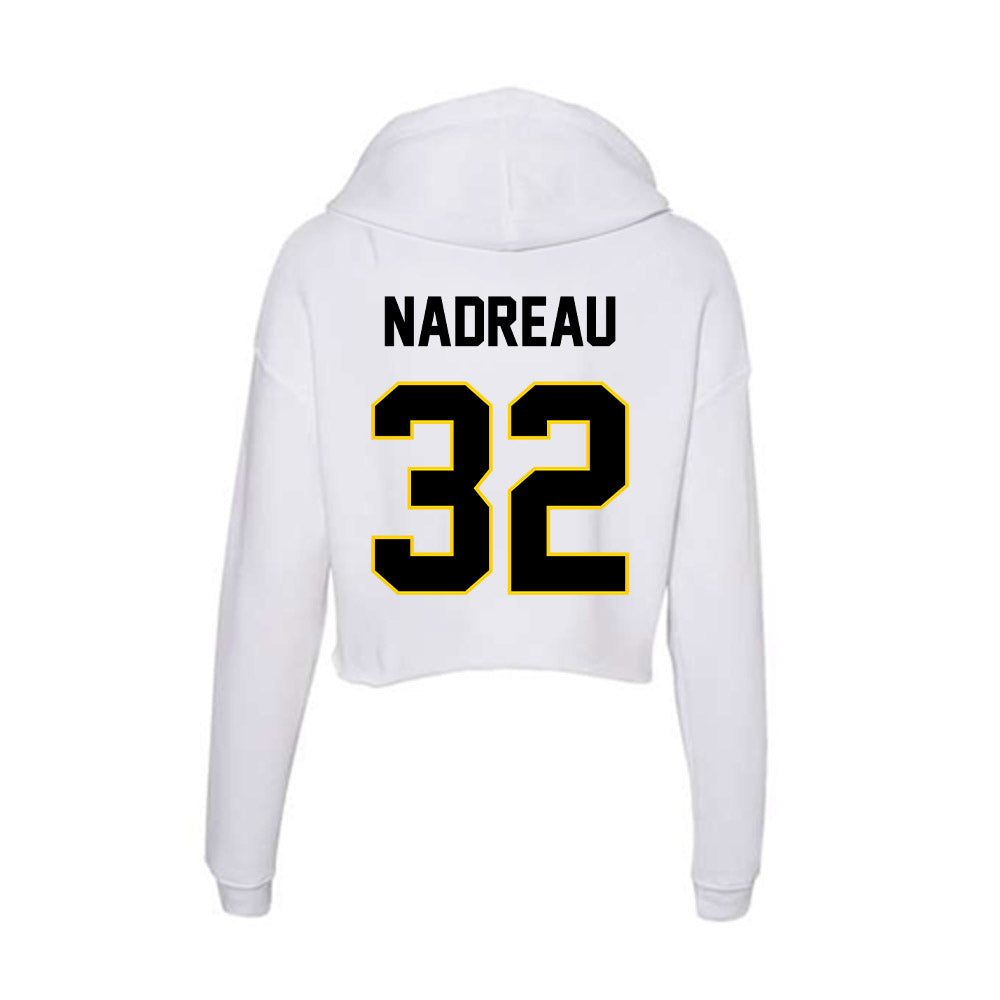 Centre College - NCAA Baseball : Perry Nadreau - Women's Crop Fleece Hoodie-1