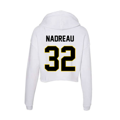 Centre College - NCAA Baseball : Perry Nadreau - Women's Crop Fleece Hoodie-1