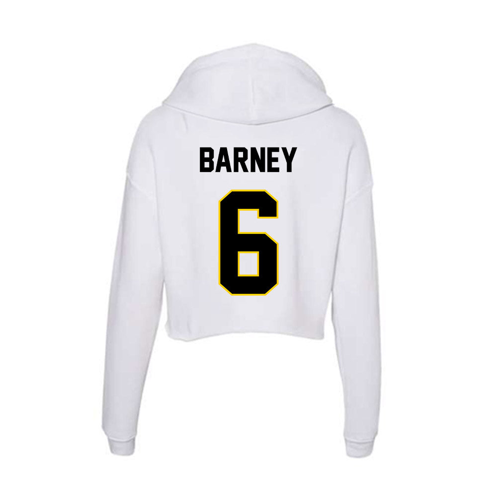 Centre College - NCAA Men's Lacrosse : Vassar Barney - Women's Crop Fleece Hoodie-1