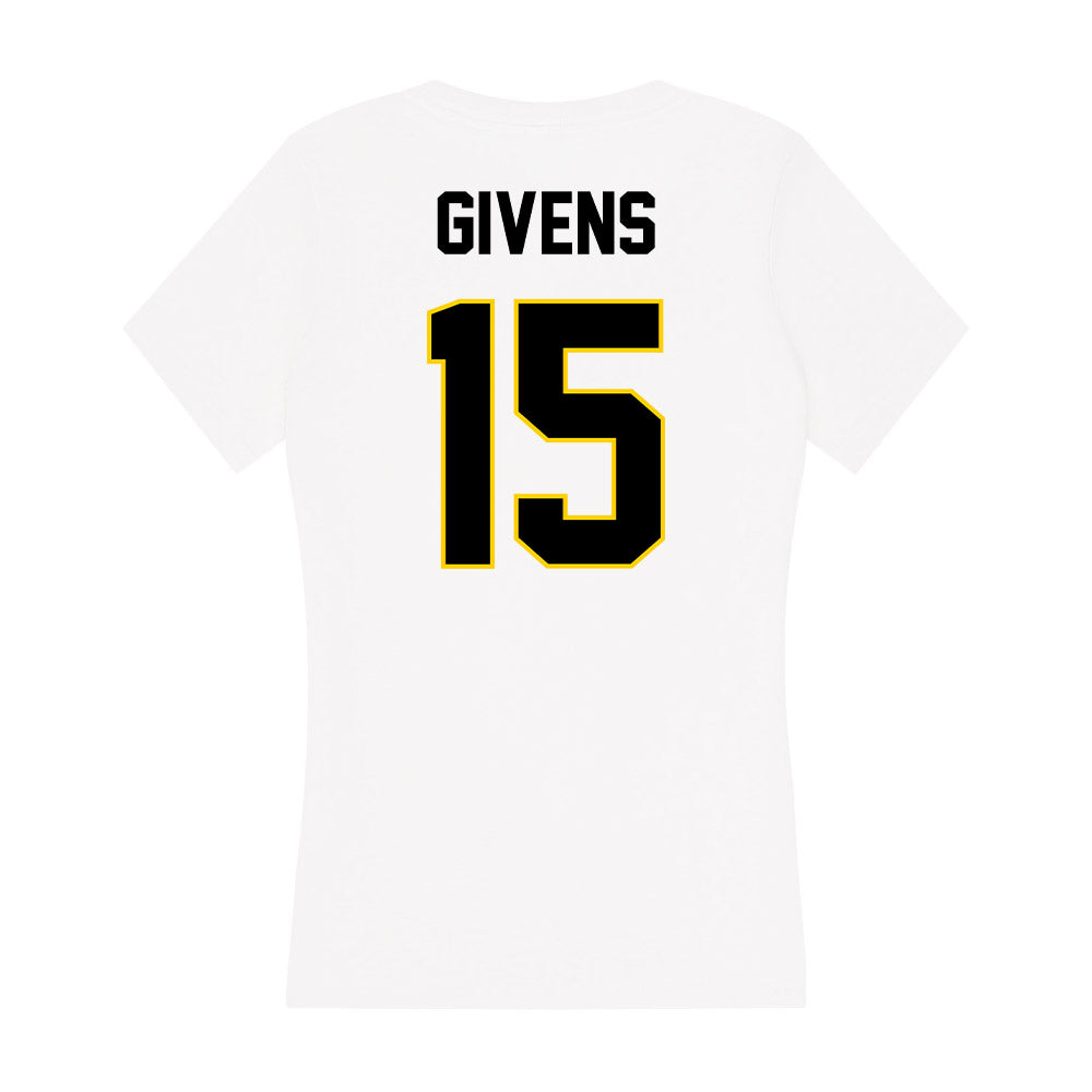 Centre College - NCAA Women's Soccer : Riley Givens - Women's V-Neck T-Shirt-1