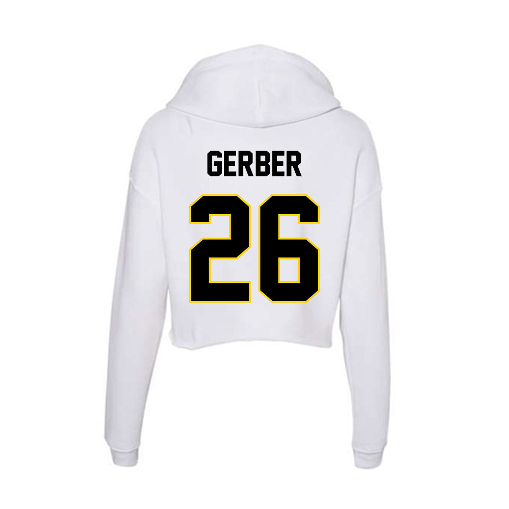 Centre College - NCAA Baseball : John Gerber - Women's Crop Fleece Hoodie-1
