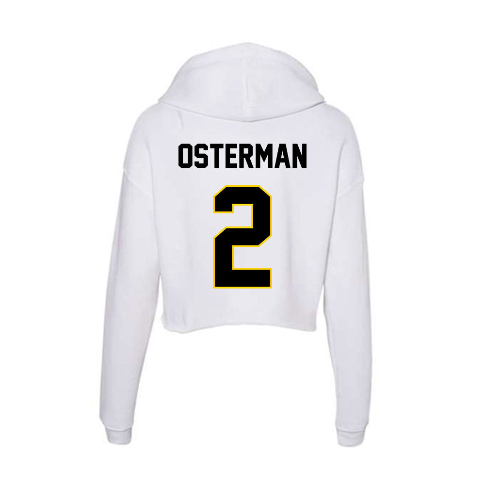 Centre College - NCAA Football : Nick Osterman - Women's Crop Fleece Hoodie-1