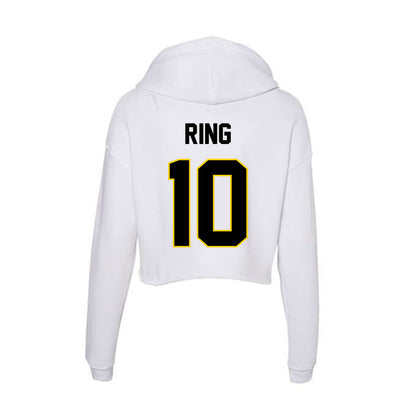 Centre College - NCAA Men's Basketball : Noah Ring - Women's Crop Fleece Hoodie-1