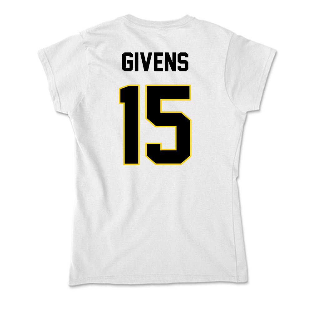 Centre College - NCAA Women's Soccer : Riley Givens - Soft Style Women’s T-Shirt-1