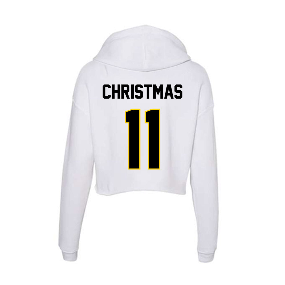Centre College - NCAA Baseball : Aidan Christmas - Women's Crop Fleece Hoodie-1