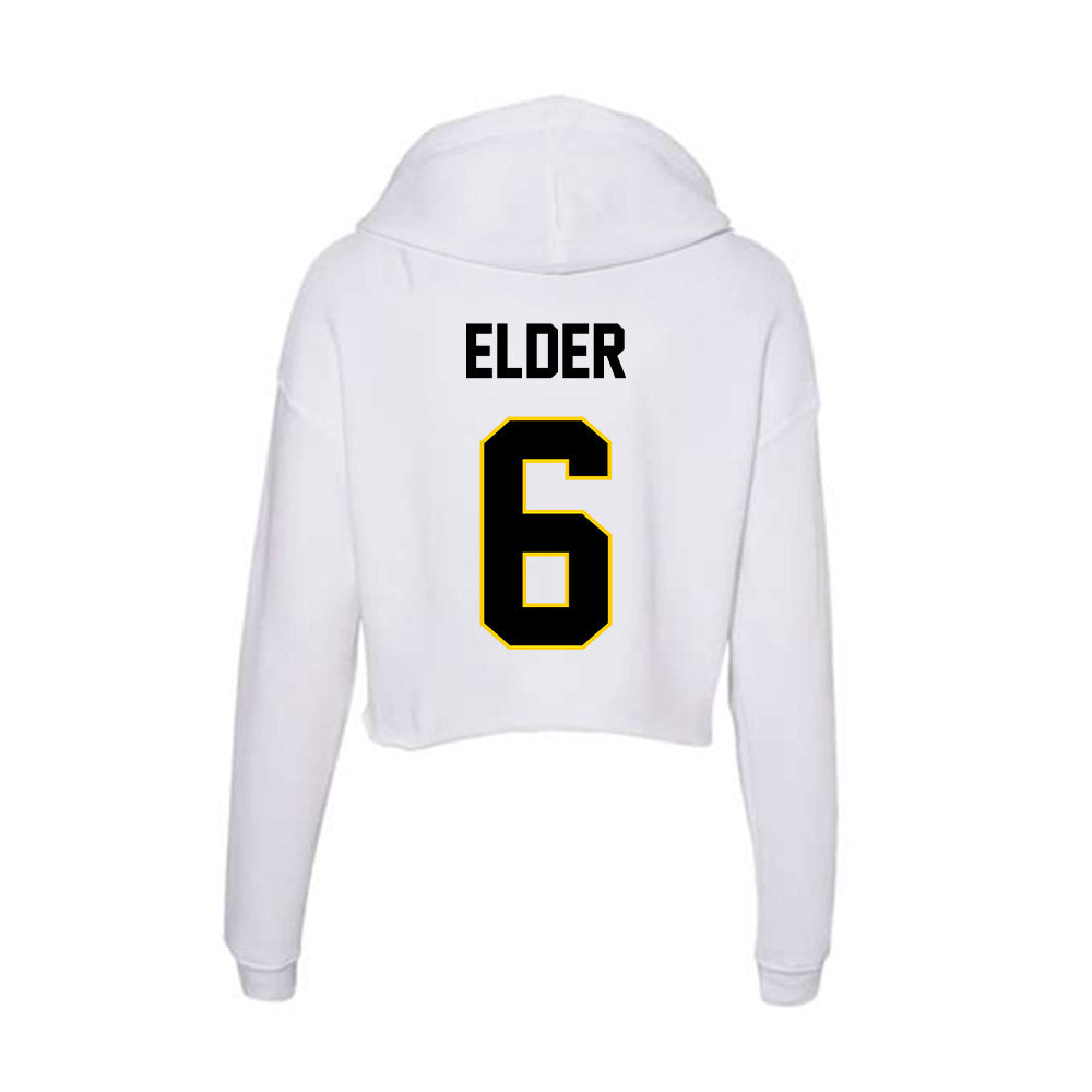 Centre College - NCAA Women's Lacrosse : Lauren Elder - Women's Crop Fleece Hoodie-1