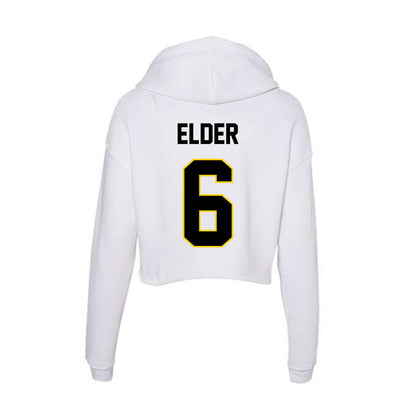 Centre College - NCAA Women's Lacrosse : Lauren Elder - Women's Crop Fleece Hoodie-1