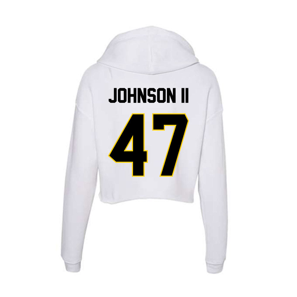 Centre College - NCAA Football : Deuce Johnson II - Women's Crop Fleece Hoodie-1