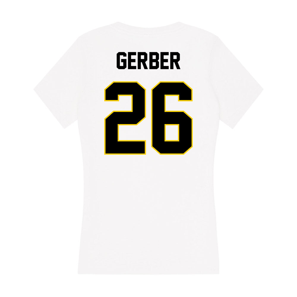 Centre College - NCAA Baseball : John Gerber - Women's V-Neck T-Shirt-1
