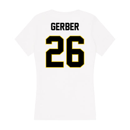Centre College - NCAA Baseball : John Gerber - Women's V-Neck T-Shirt-1