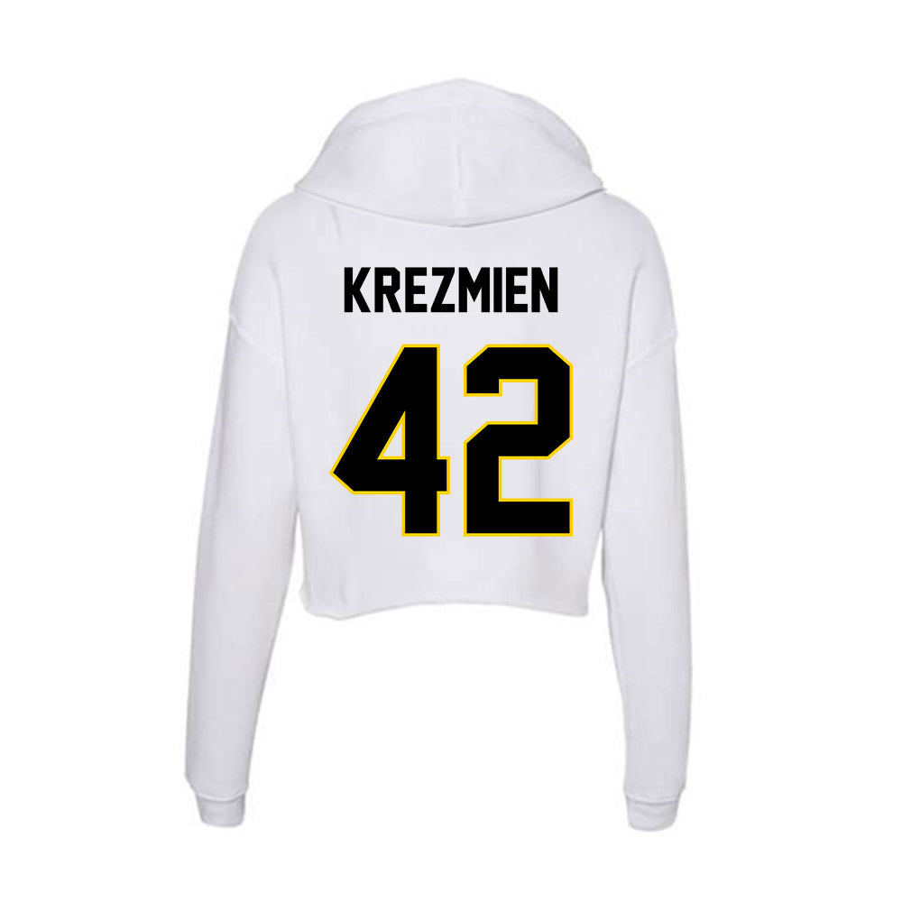 Centre College - NCAA Men's Basketball : Graham Krezmien - Women's Crop Fleece Hoodie-1
